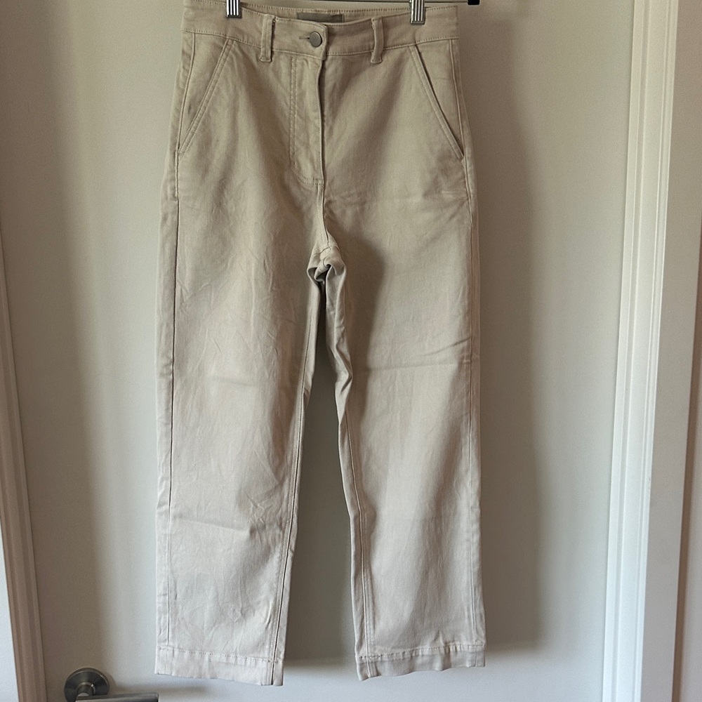 Everlane straight leg crop pant